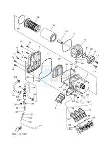 YXZ1000R SS YXZ10YESJ YXZ1000R SS (B0F3) drawing INTAKE