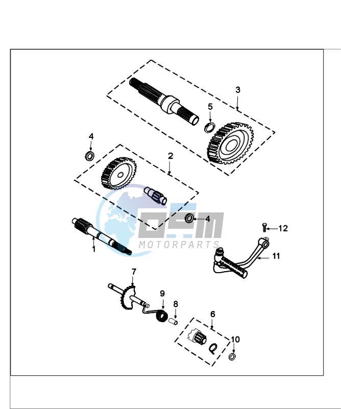 DRIVE SHAFTS / KICKSTARTER