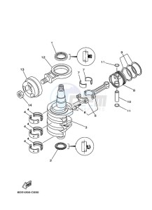 F25AETL drawing CRANKSHAFT--PISTON