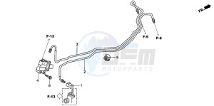 CBR1100XX SUPER BLACKBIRD drawing PROPORTIONING CONTROL VALVE