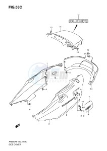 AN650 (E2) Burgman drawing SIDE COVER (AN650K9)