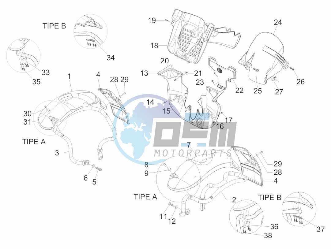 Wheel housing - Mudguard