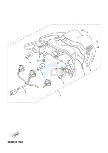 YN50 OVETTO (2APJ 2APJ) drawing TAILLIGHT