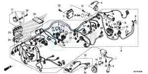 TRX420FA5F TRX420F Europe Direct - (ED) drawing WIRE HARNESS