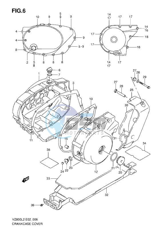 CRANKCASE COVER