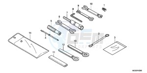 NC700XD NC700X 2ED drawing TOOL