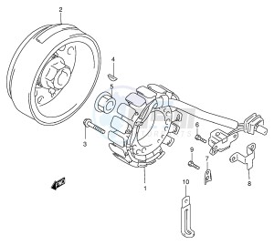 LT-A500F (E3-E28) drawing MAGNETO