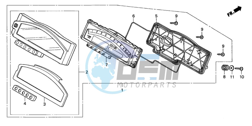 METER (VTR1000SP4/5/6)