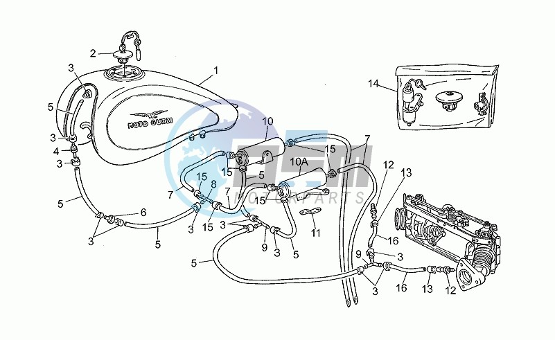 Fuel vapour recover system