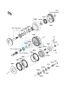 KLX110 KLX110A6F EU drawing Clutch