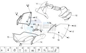 Tuono 1000 v4 R Std APRC drawing Front body II