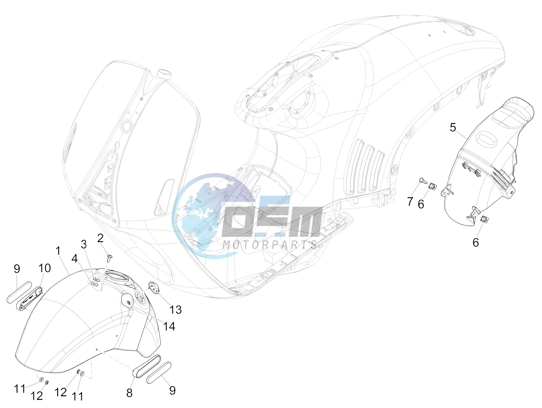 Wheel housing - Mudguard