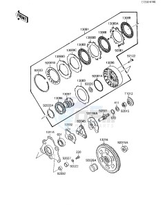 KLF 110 B [MOJAVE 110E] (B1-B2) [MOJAVE 110E] drawing CLUTCH