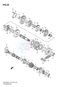 GSX-R600 (E3) drawing TRANSMISSION