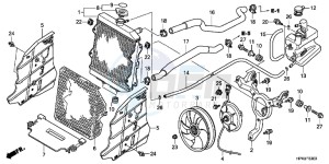 CBR650FAG CBR650F 6ED - (6ED) drawing RADIATOR