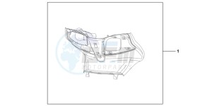 WW125EX2C drawing KIT  INNER COVER