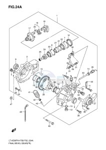 LT-A500F (P28-P33) drawing FINAL BEVEL GEAR (FRONT)('05 11~)