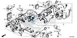 TRX420FA2F TRX420 Europe Direct - (ED) drawing WIRE HARNESS