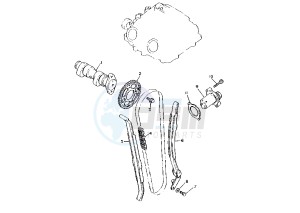 TT R 600 drawing CAMSHAFT -CHAIN