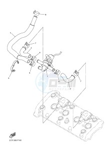 YZF-R1 998 R1 (2CR1 2CR2) drawing AIR INDUCTION SYSTEM