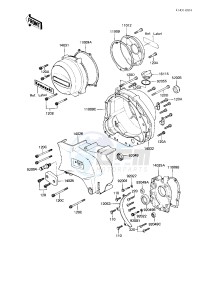 KZ 750 L [L3] drawing ENGINE COVERS