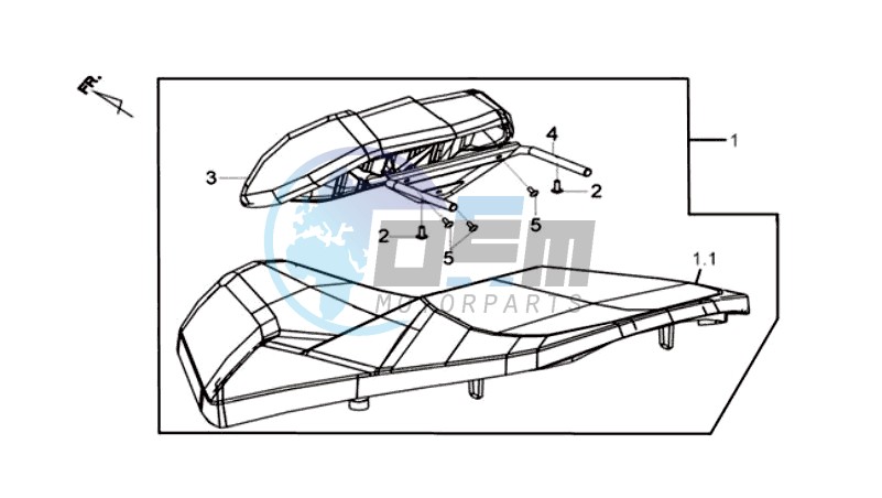 BUDDYSEAT / REAR LUGGAGE FRAME /