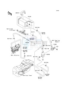 ZG 1400 B [CONCOURS 14] (8F-9F) B8F drawing FUEL EVAPORATIVE SYSTEM-- CA- -