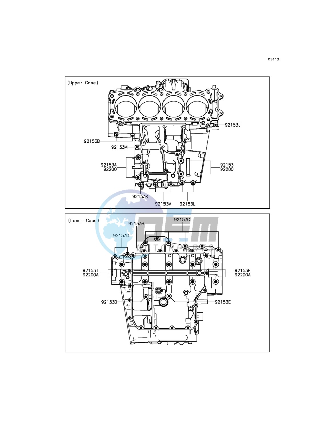 Crankcase Bolt Pattern