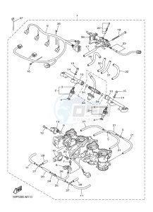 FZ8-N FZ8 (NAKED) 800 (2SH7) drawing INTAKE 2