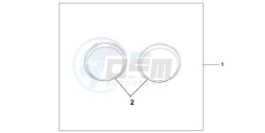 CBF600N drawing METER RING