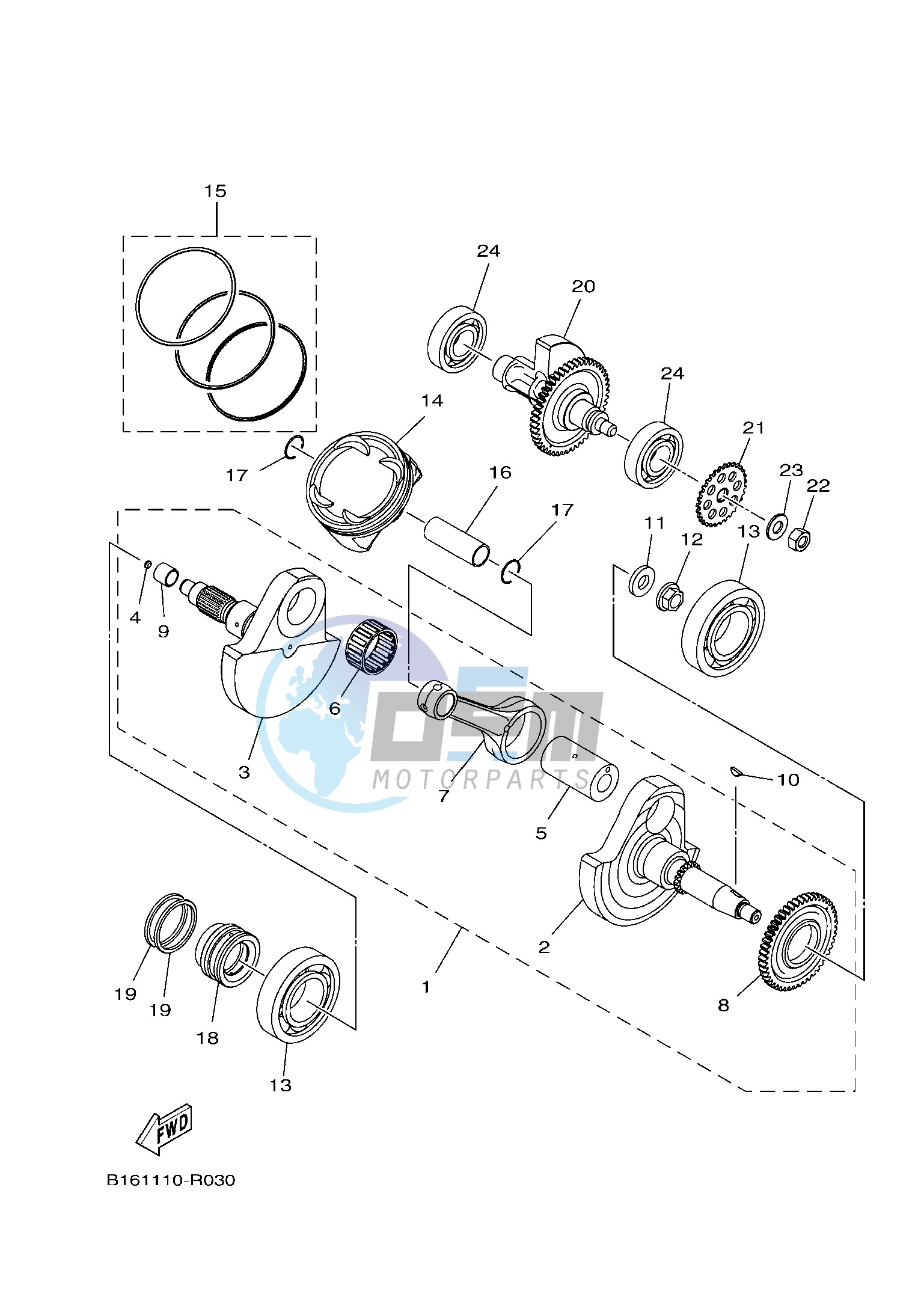 CRANKSHAFT & PISTON