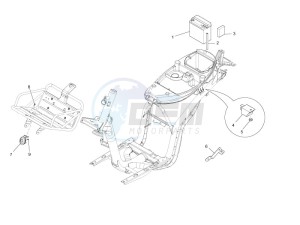 Liberty 50 4T PTT NEXIVE drawing Remote control switches - Battery - Horn