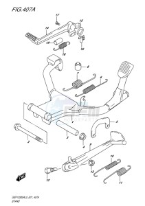 GSF-1250S ABS BANDIT EU drawing STAND