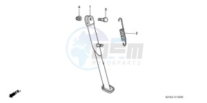 CRF230F9 Europe Direct - (ED / CMF) drawing SIDE STAND