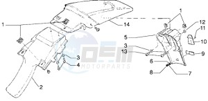 Zulu 50 drawing Rear mudguard