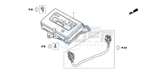 TRX420FE FOURTRAX ES drawing METER