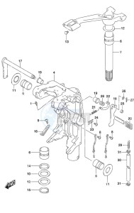 DF 115A drawing Swivel Bracket SS Model