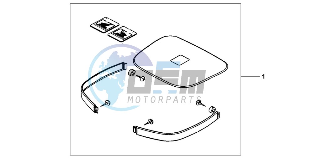 TOP BOX PANEL KIT