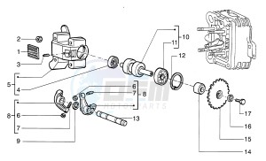 Hexagon 125 LX4 drawing Rocker arm support