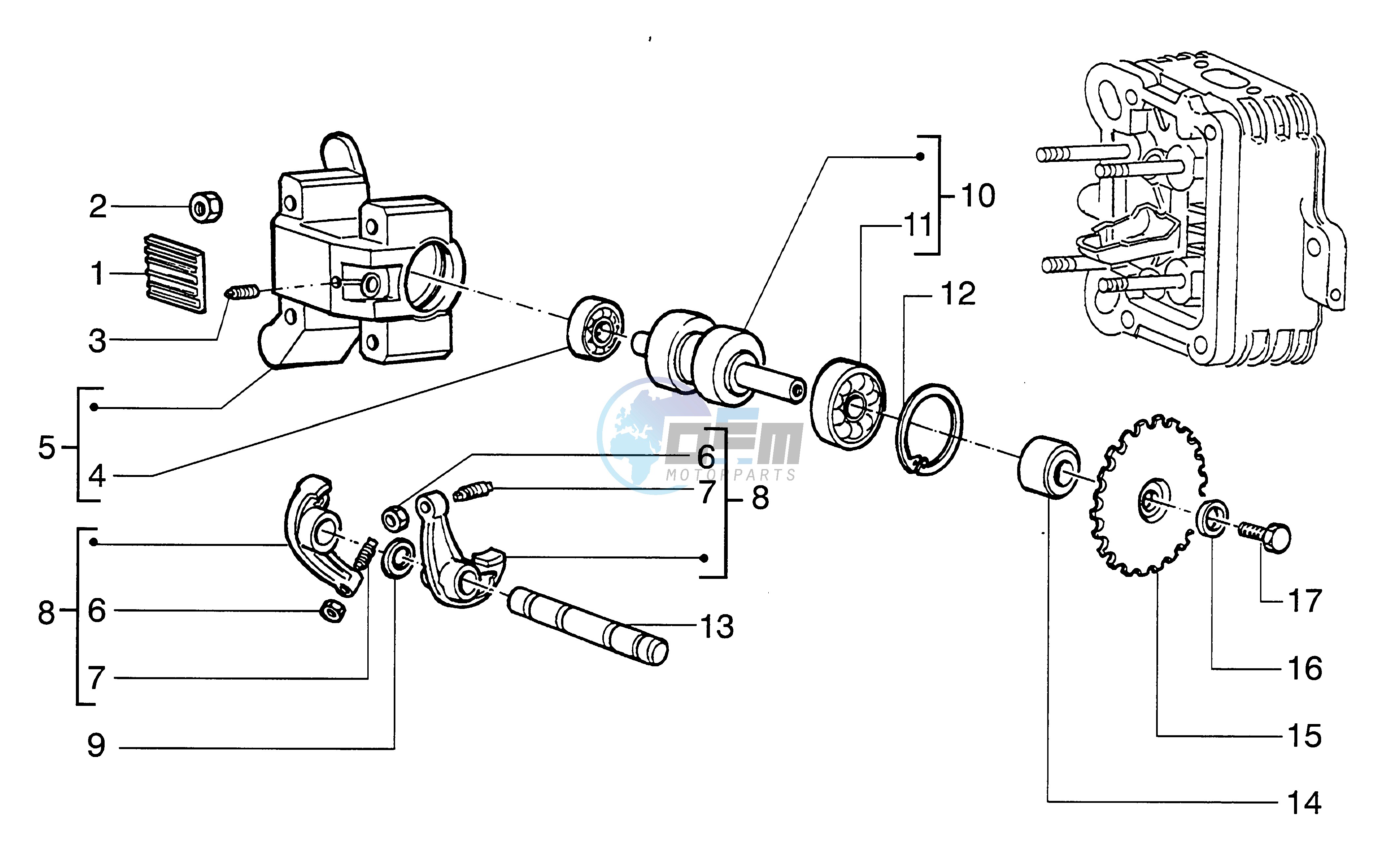 Rocker arm support