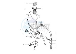 X9 EVOLUTION 125 drawing Expansion tank