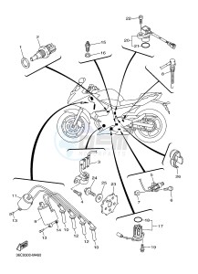 XJ6S 600 DIVERSION (S-TYPE) (36CJ 36CK) drawing ELECTRICAL 1