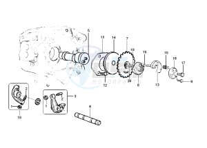 Runner VX-VXR 125-180 125 drawing Camshaft