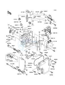 JET SKI 800 SX-R JS800ABF EU drawing Ignition System