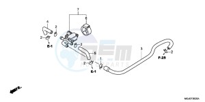 CBF1000FAC drawing AIR INJECTION CONTROL VALVE