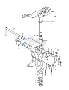 DT 65 drawing Swivel Bracket (1996 to 1997)