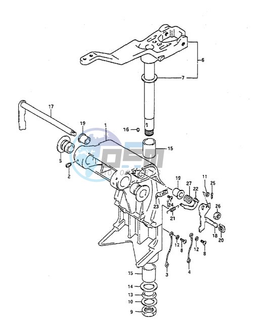 Swivel Bracket (1996 to 1997)