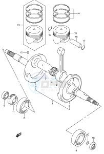 LT-F250 (E3-E28) drawing CRANKSHAFT