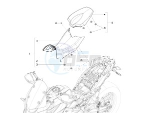 ETV Caponord 1200 USA USA drawing Saddle