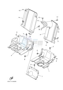 YXM700E YXM700PHF VIKING EPS HUNTER (1XPL) drawing SIDE COVER 2